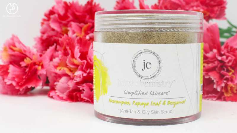 Juicy Chemistry Organic Aavarampoo Senna & Bergamot Face Scrub Review
