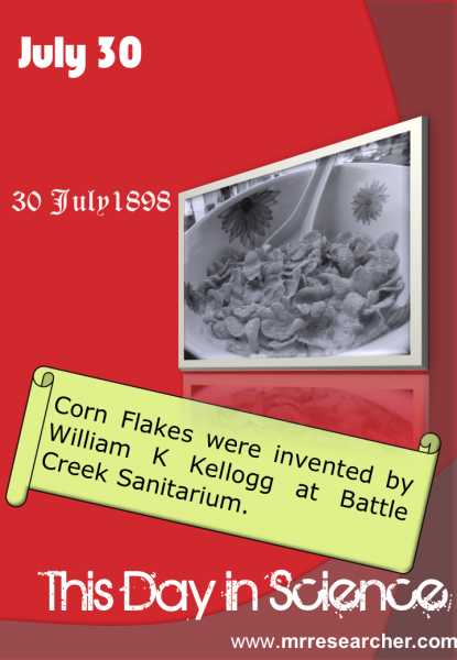 July 30 - This Day In Science