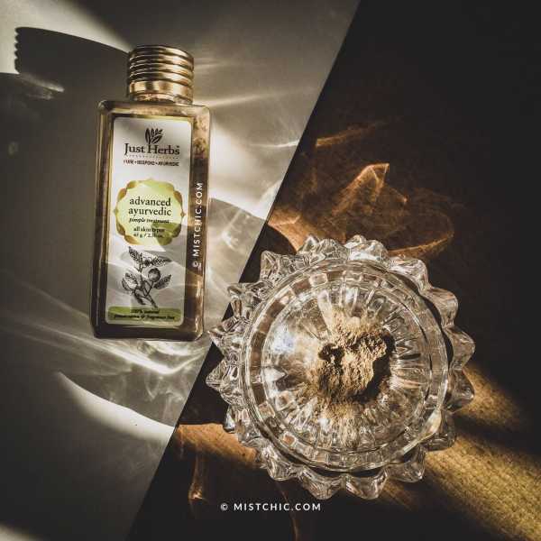 Just Herbs Advanced Ayurvedic Pimple Treatment Review » MISTCHIC