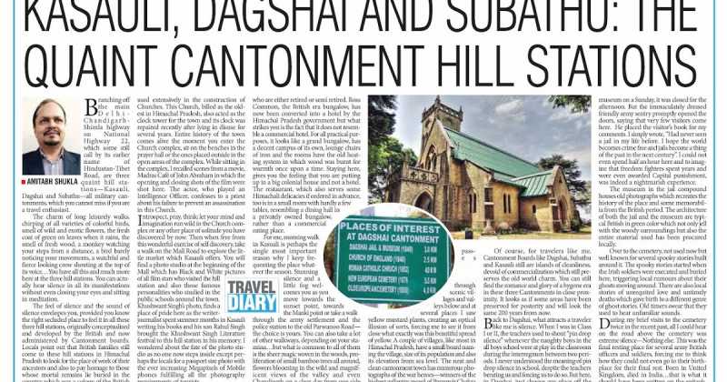KASAULI, DAGSHAI AND SUBATHU: The Quaint Cantonment Hill Stations 