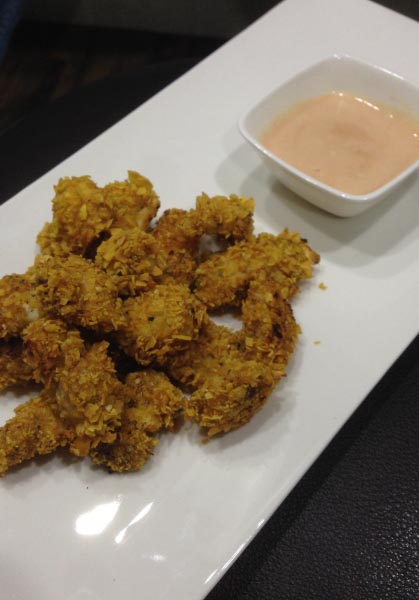 KFC Style Popcorn Chicken.