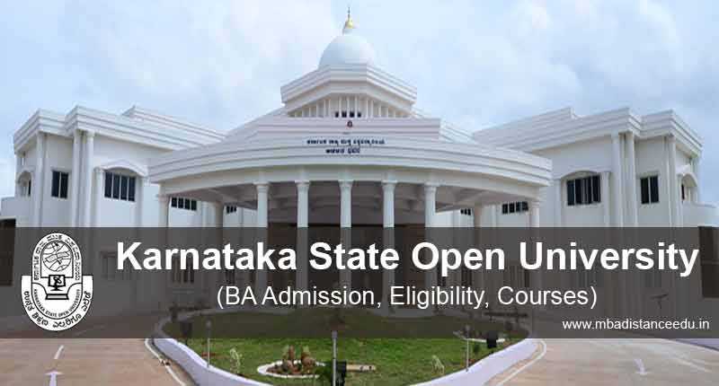 KSOU BA Admission, Eligibility, Courses- Karnataka State Open University