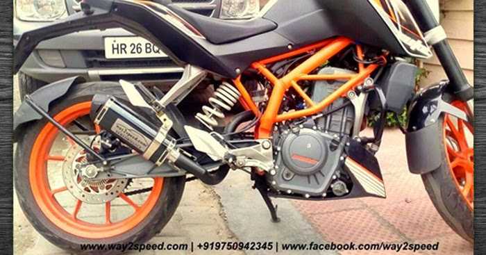 KTM 390 DUKE Performance Exhaust  "Hexa Corsa" | Way2speed Performance 