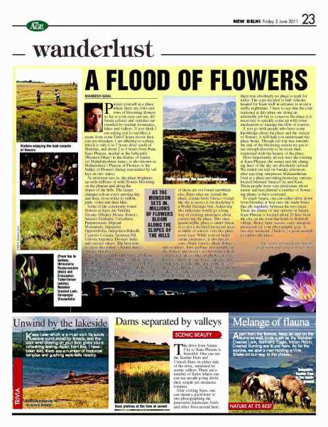 Kaas Plateau - Article Published In Asian Age
