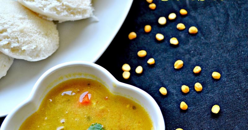 Kadalai Mavu Sambar / Besan Sambar