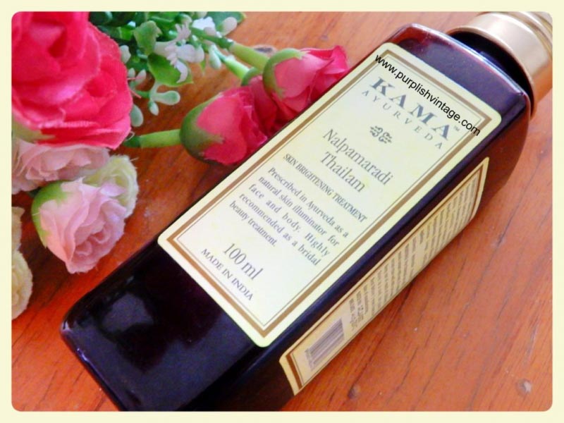 Kama Ayurveda Nalpamaradi Thailam Review - Purplish Vintage