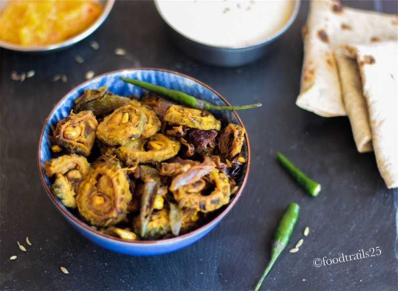 Karele Ki Subzi - Food-trails