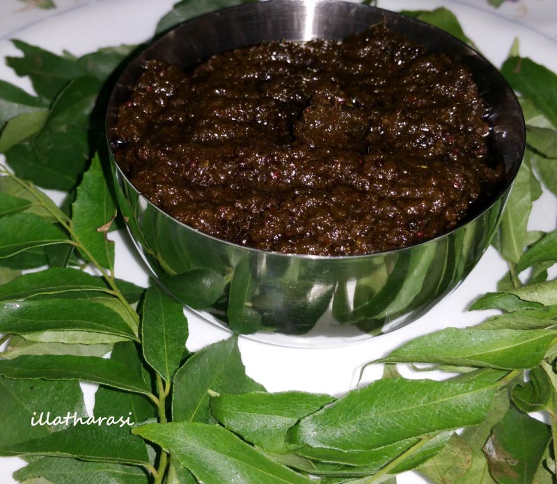Karivepillai Urugai / Curry Leaves Pickle