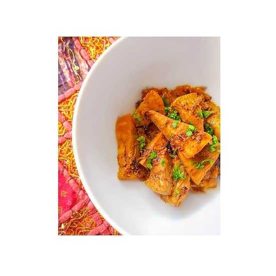 Kathal Ki Sabzi (Indian Jackfruit Recipe) GF+V