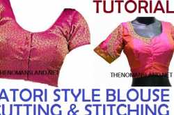 Katori Blouse Cutting Tutorial