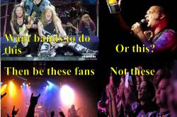 Keep your cameras in, get your metal horns out!