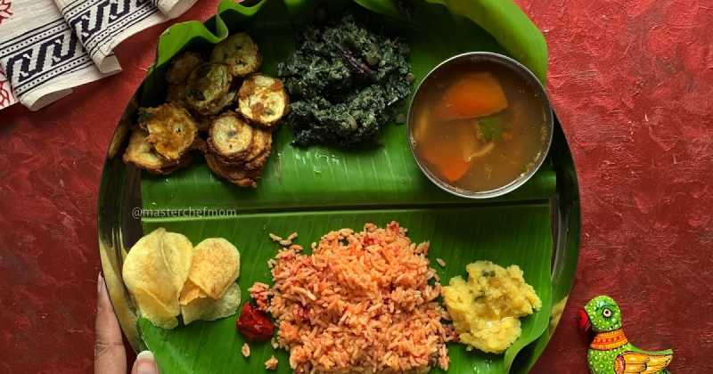 Keerai And Rasam Thali | Indian Thali Ideas By Masterchefmom  #005 | Gluten Free Meal 