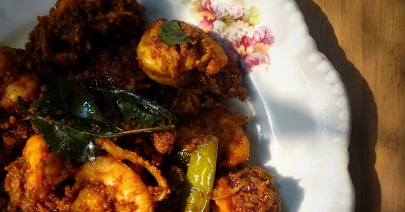 Kerala Spiced Prawn Fry