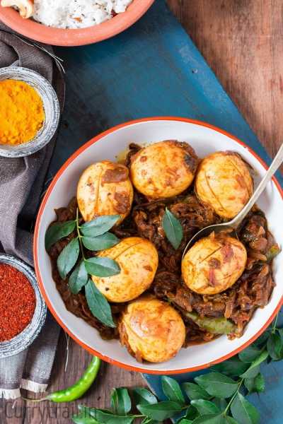 Kerala Style Egg Roast Recipe