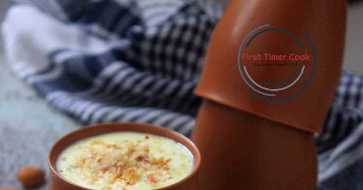 Kesar Badam Lassi | Saffron-Almond Yogurt Drink (sugar Free)