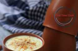 Kesar Badam Lassi | Saffron-Almond Yogurt Drink (sugar free)