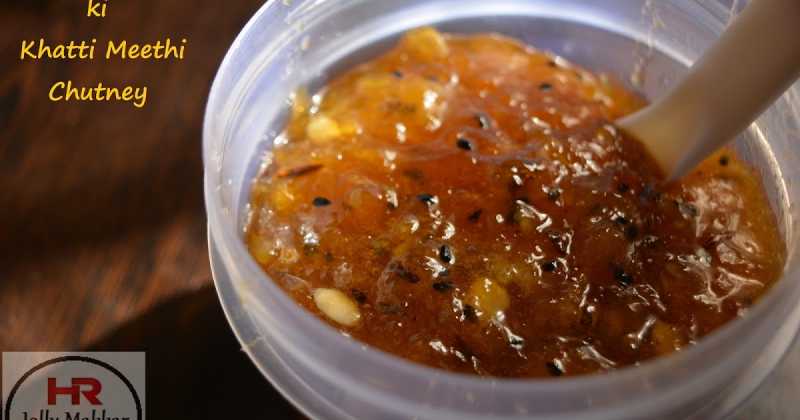 Khatti Meethi Kacche Aam Ki Chutney, Sweet And Sour Raw Mango Chutney | Aam Ki Launji