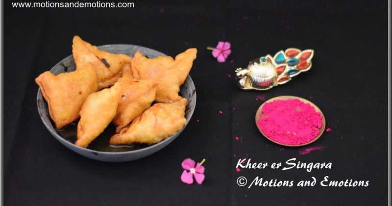 Kheer Er Singara Or Misti Singara Or Mawa Samosa 