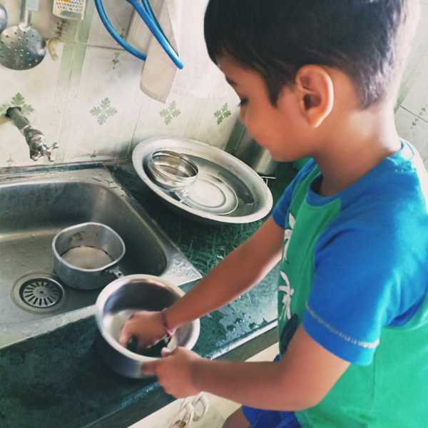 Kitchen Chores - Ariel #Son-day Task