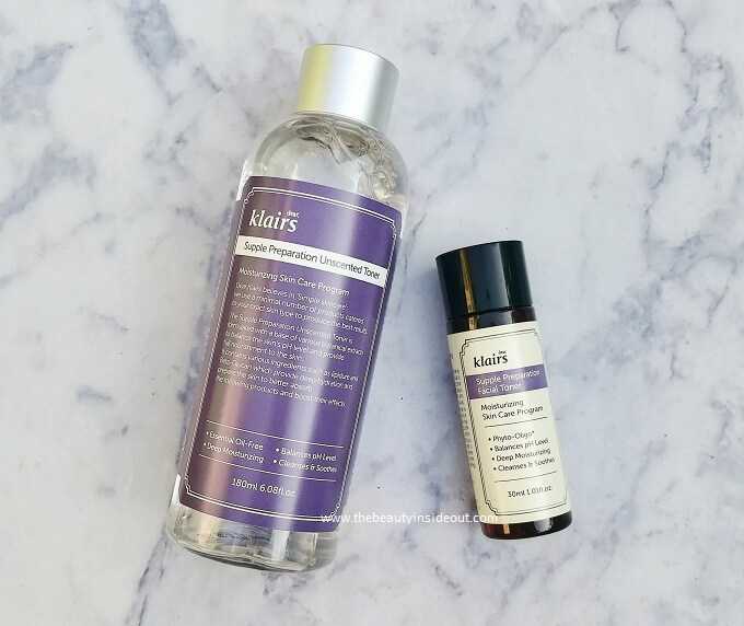 Klairs Supple Preparation Facial Toner Unscented Vs Scented Review