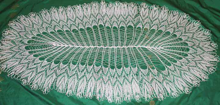 Knitted Table Runner