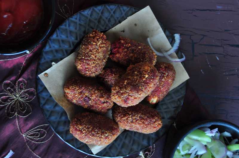 Kolkata Streetside Vegetable Cutlet