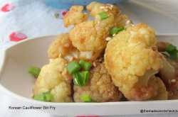 Korean Cauliflower Stir Fry