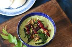 Kothamalli Chutney / Coriander Coconut Chutney For Idli Dosa - Masalachilli - A Celebration of Indian Vegetarian Cooking, with a twist!