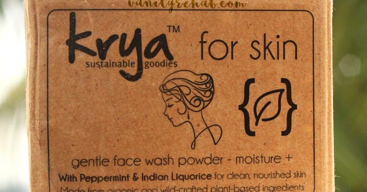 Krya Gentle Face Wash Powder Moisture+ Review.