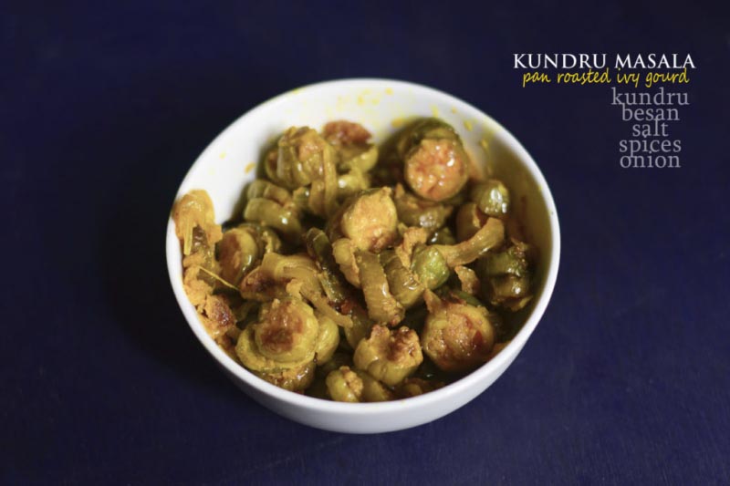 Kundru Masala With Chickpea Flour | Pan Roasted Ivy Gourd | Recipes And You