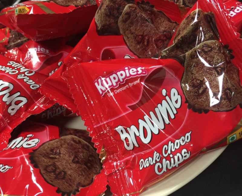 Kuppies Launches 100% Veg Brownie - GoanGirlZindagi