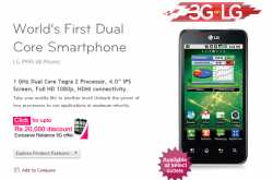 LG Optimus 2X Worlds First Dual Core smart phone is available in India now