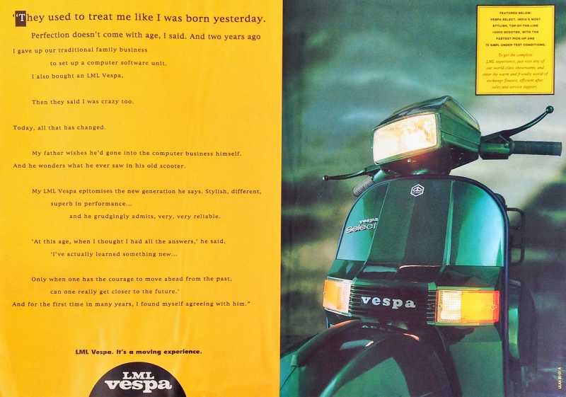 LML Vespa - A Moving Experience
