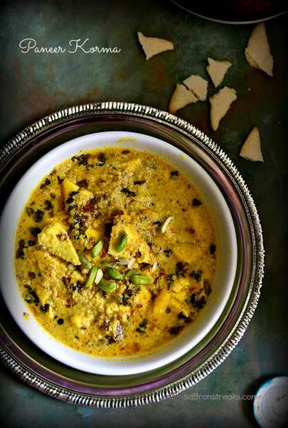 Lahsuni Paneer Korma Recipe In Mughlai Style, Creamy & Delicious