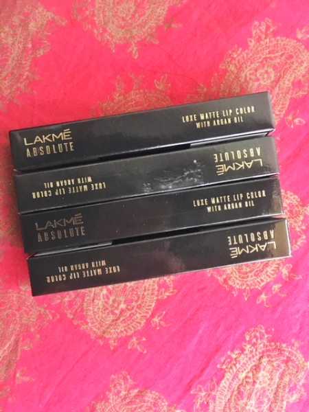 Lakme Absolute Luxe Matte Lip Color With Argan Oil Review And Swatches