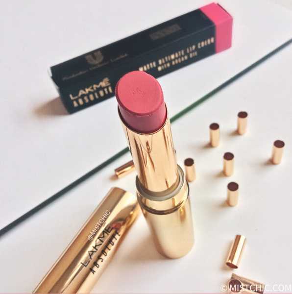 Lakme Absolute Matte Ultimate Lip Color Review » MISTCHIC