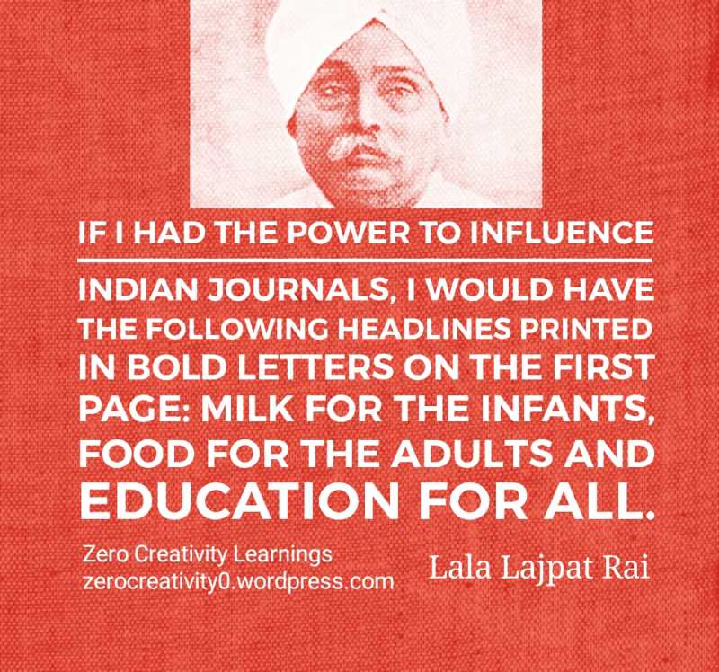 Lala Lajpat Rai Quote