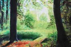 Landscape Forest Oil Painting 