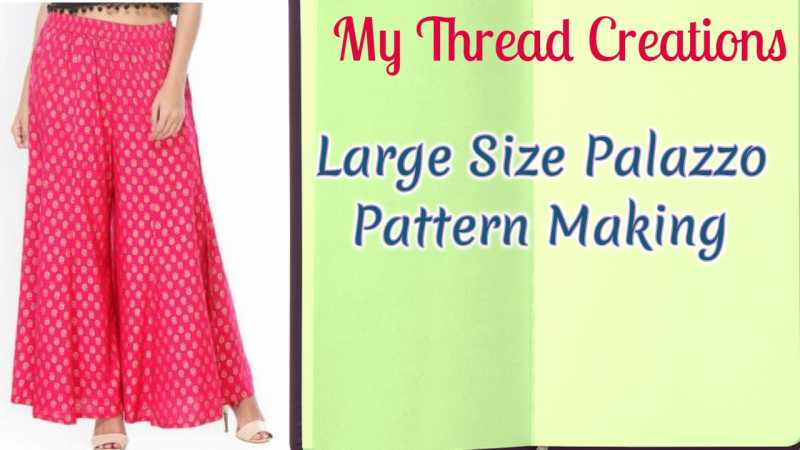 Large Size Simple Plazo Cutting