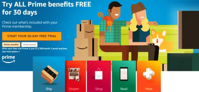 Latest Trick To Get Free 30 Days Amazon Prime Membership