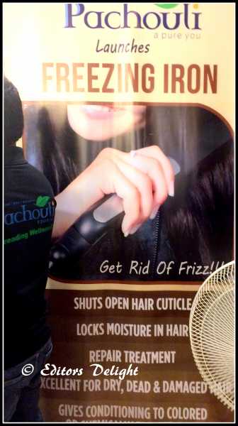 Launch: Freezing Hair Iron At Pachouli Spa And Wellness