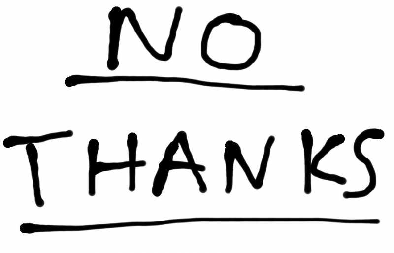 Learning To Live With A NO