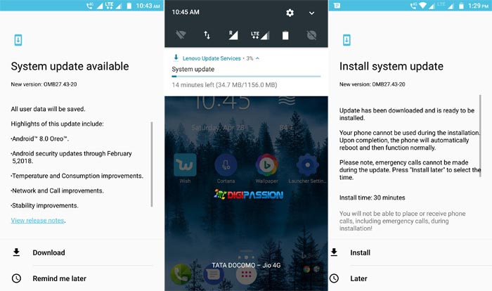 Lenovo K8 Note Is Getting Android Oreo OTA Update