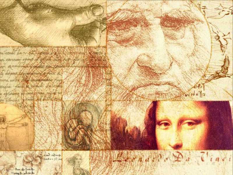 Leonardo Da Vinci’s Notebook Art