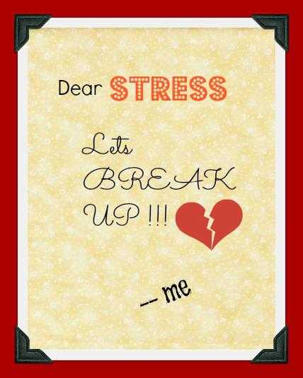 Letter To Stress Or MYself