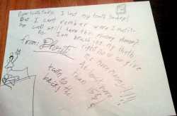 Letter to Tooth Fairy