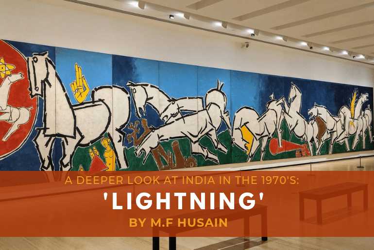 Lightning : When M.F Husain Painted India Of The 1970s |