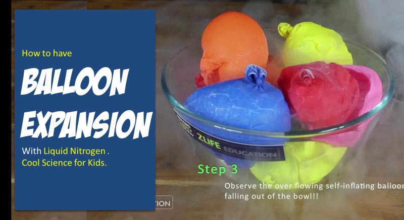 Liquid Nitrogen Balloon Bucket - Cool Science Demonstration - Slime,Science Kits,Science Experiments, Videos For Kids