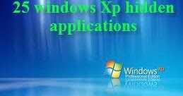 List Of Hidden Apps Provided By Windows -
