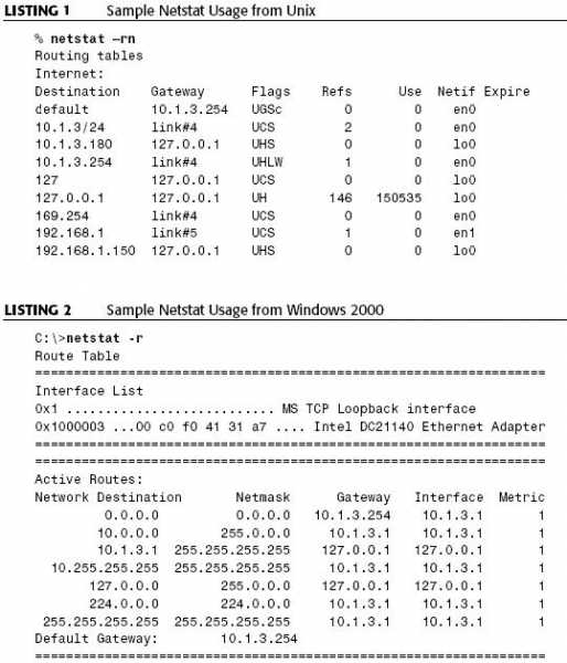Listing 1 & Listing 2